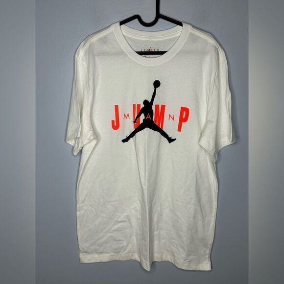 NIKE SS JUMPMAN JUMPMAN T-SHIRT WHITE MICHAEL JORDAN SIZE LARGE - Picture 3 of 7
